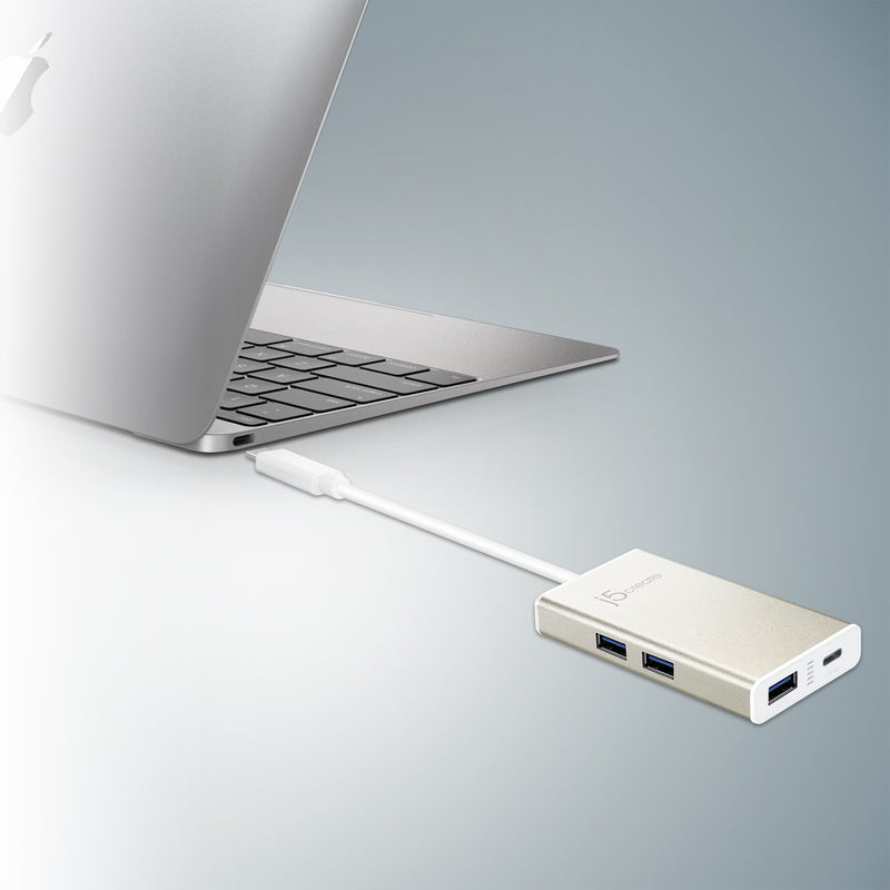 USB-C™ 4-Port Hub with Power Delivery