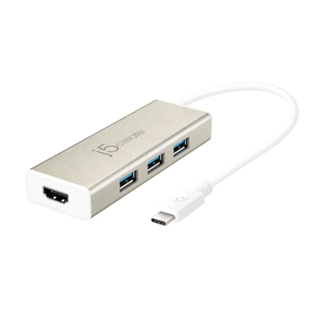 Type C USB 3.1 to USB-C 4K HDMI USB 3.0 Adapter Cable 3 in 1 Hub