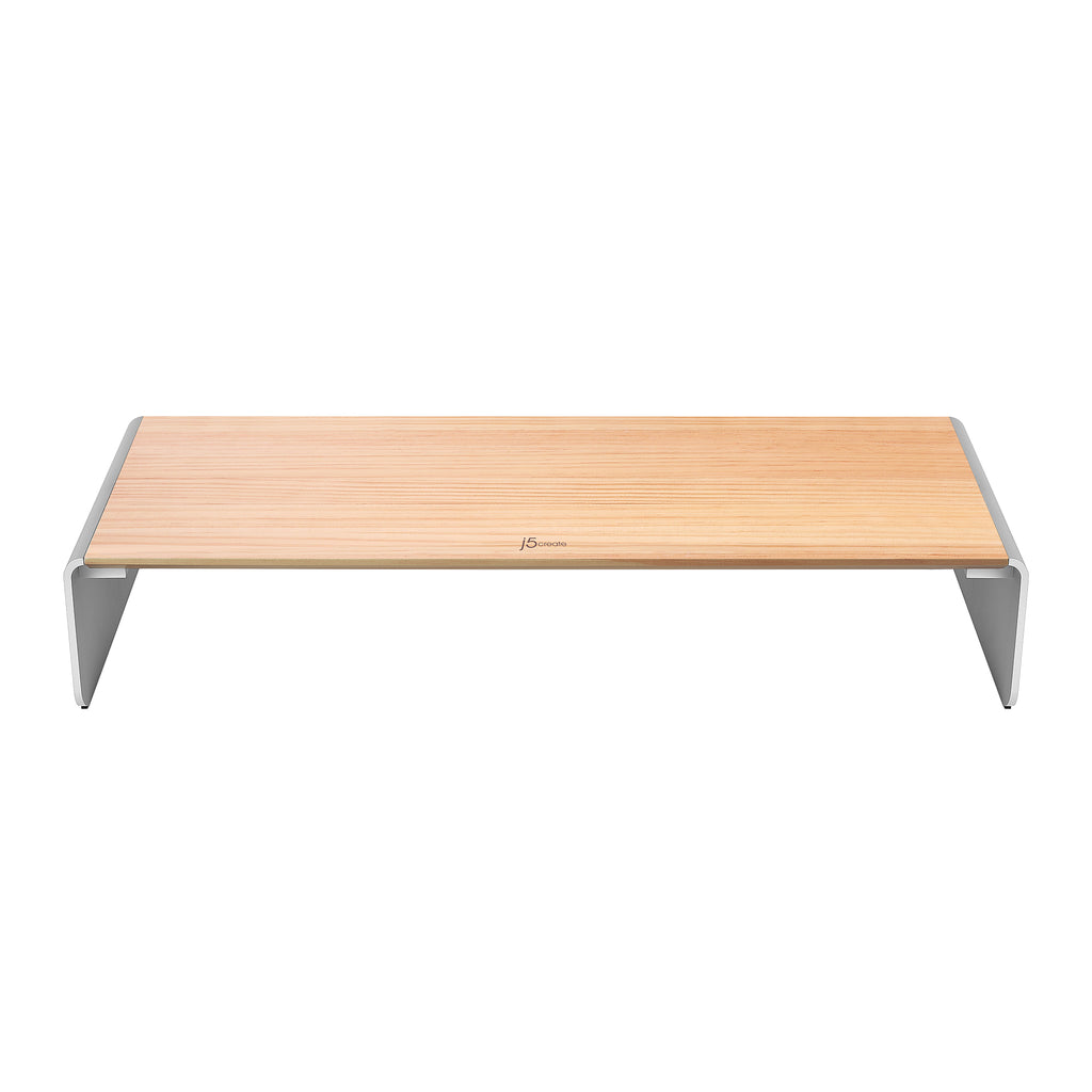 Wood Monitor Stand with Docking Station