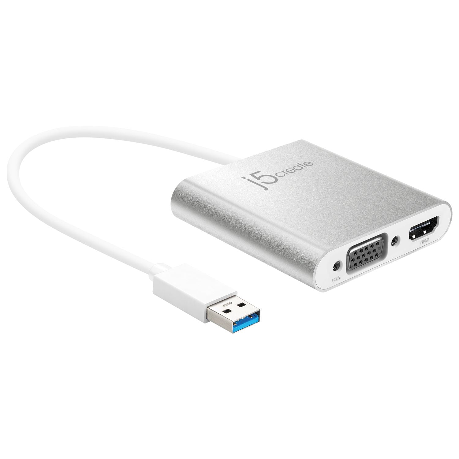 acceptabel Sidelæns løg USB™ 3.0 to HDMI™ & VGA Multi-Monitor Adapter – j5create