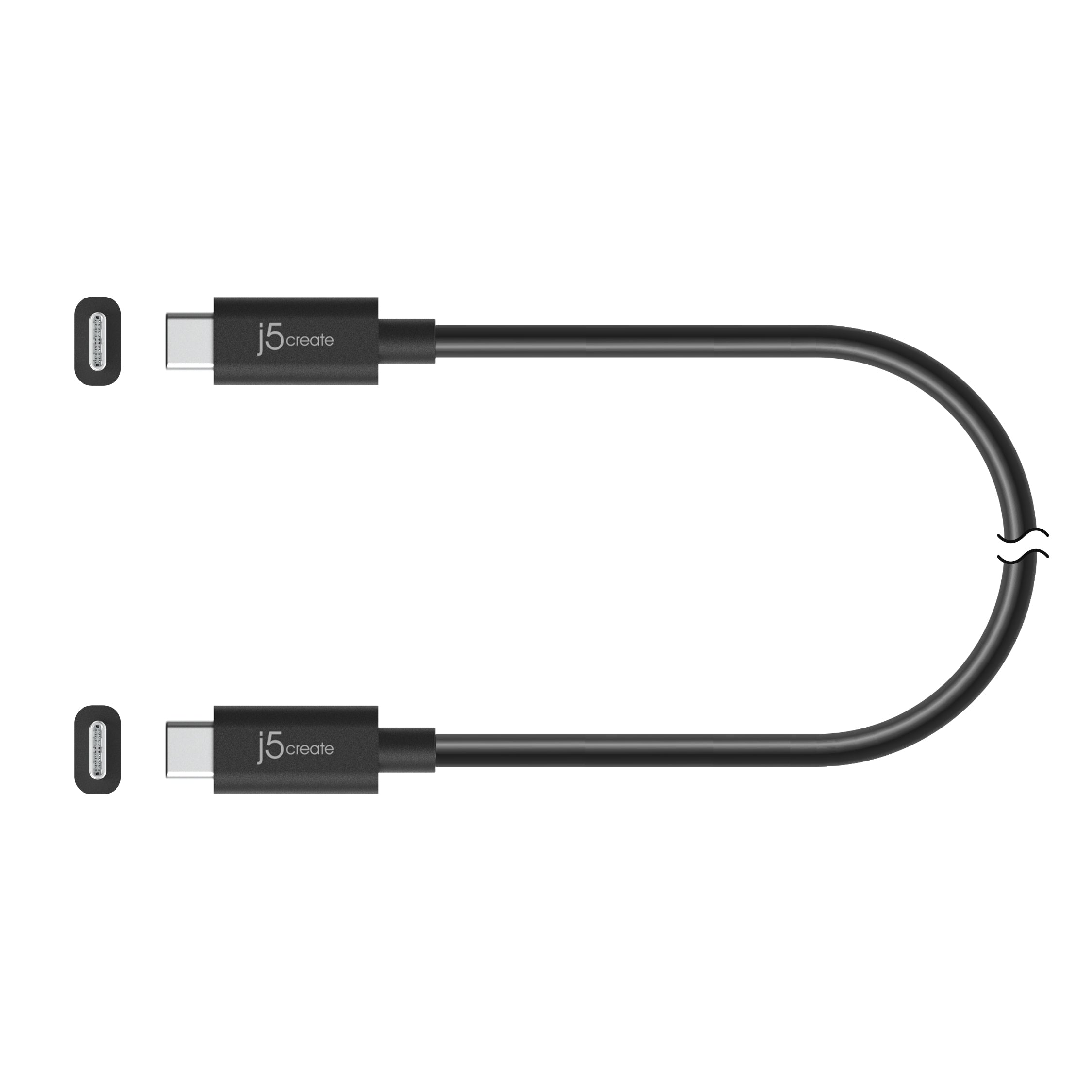 Câble USB4 (Gen 3), C mâle / C mâle, plat, PD (Power Delivery