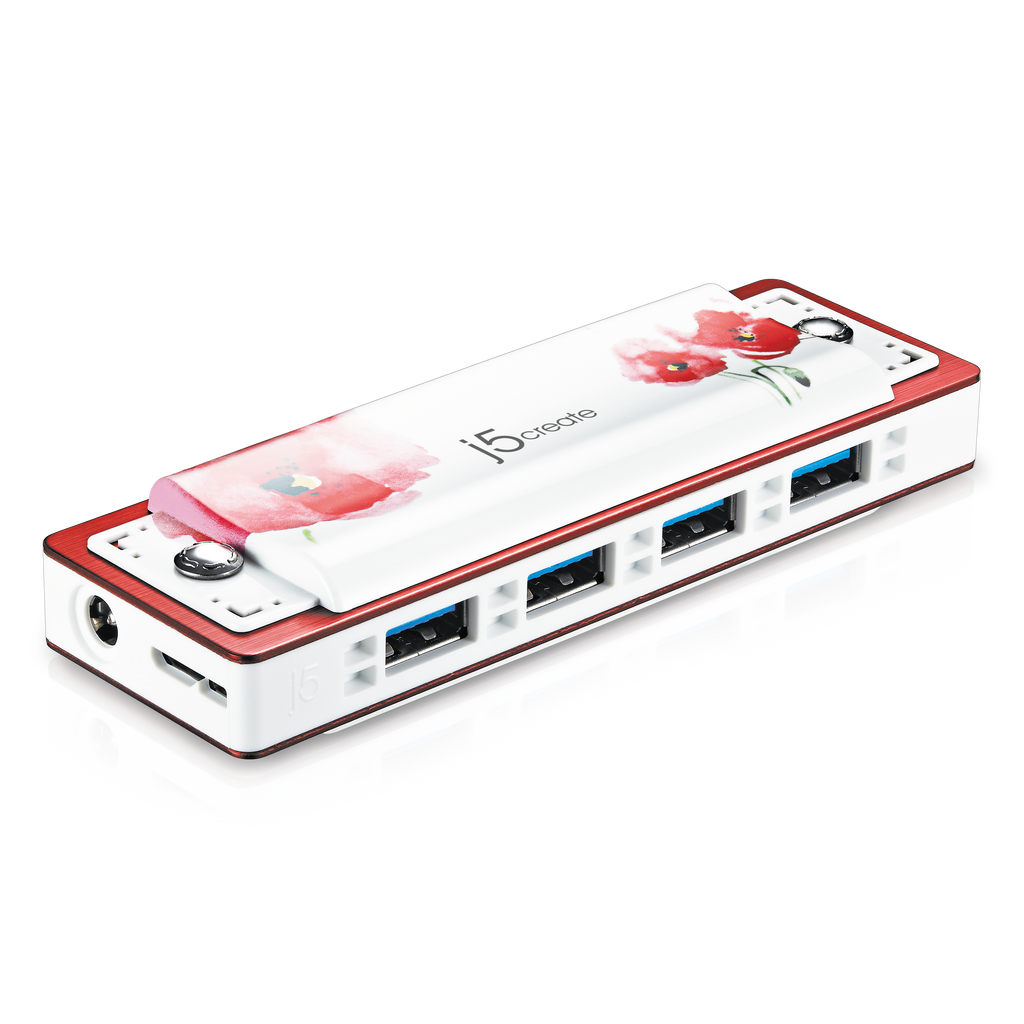 USB 3.0 4-Port Harmonica Hub