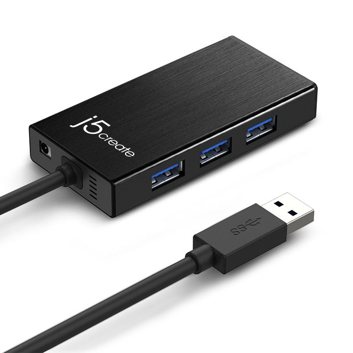 Adaptateur réseau USB 3.0 vers Gigabit Ethernet avec hub USB 3.0 à 2 ports