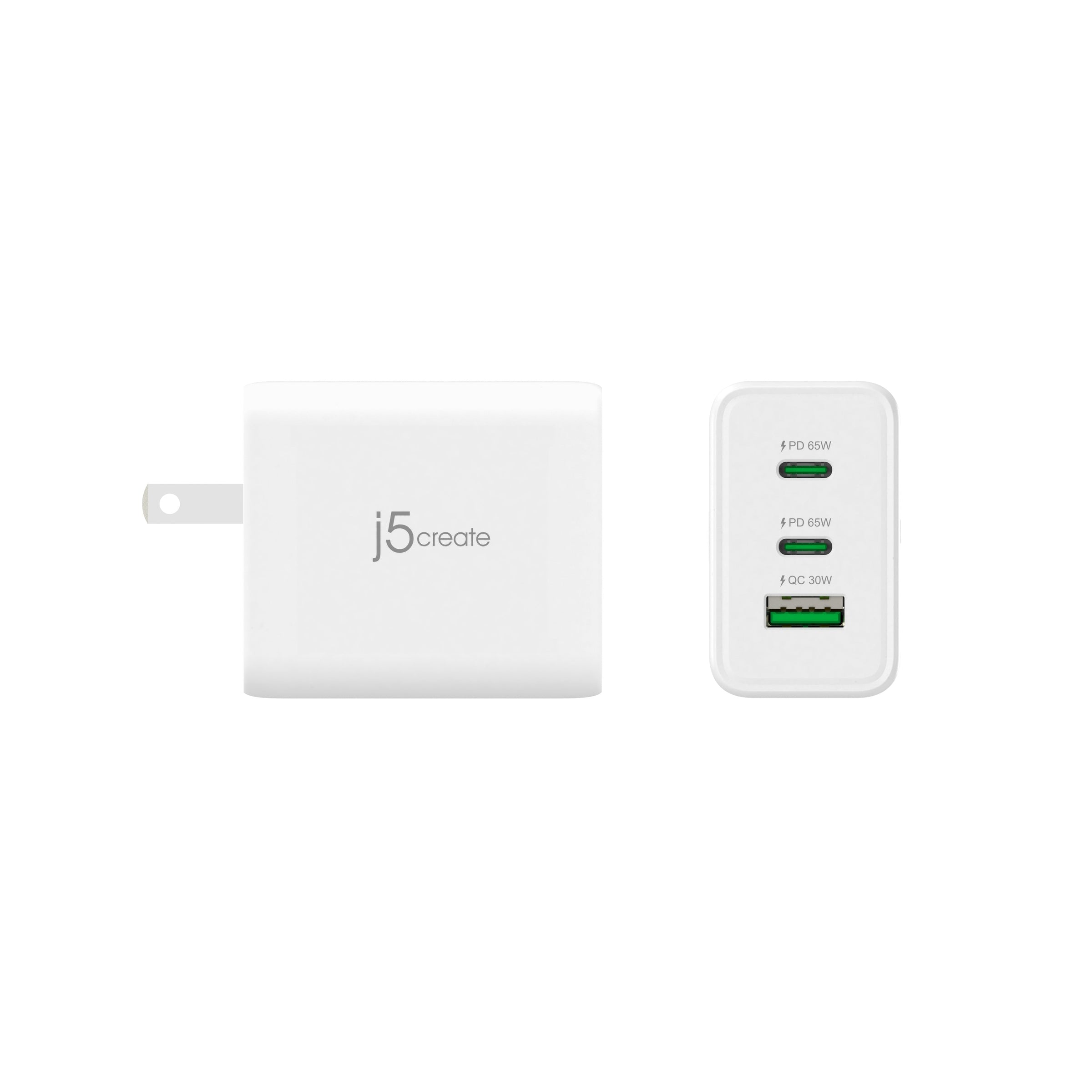 65W GaN USB-C® 3-Port Charger – j5create
