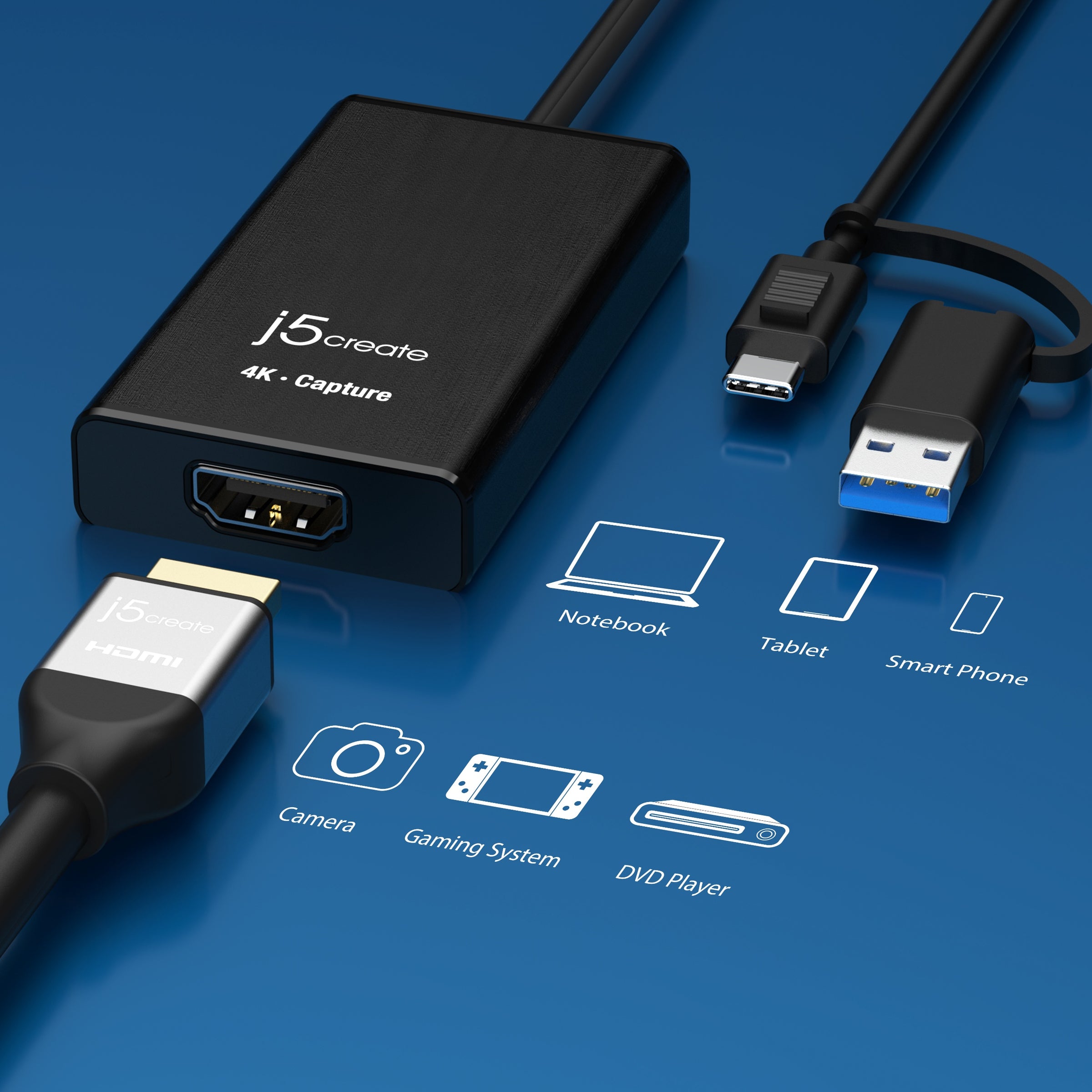 Tolkning Vælge angre 4K HDMI™ Capture Adapter – j5create